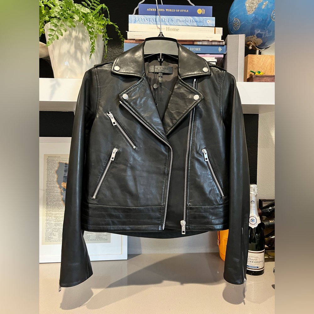 Rag & Bone “Mercer” Leather Jacket, a classic and timeless piece.